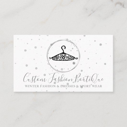 シーメストブティックテーラーショップキュートハンガー 名刺 (正面)