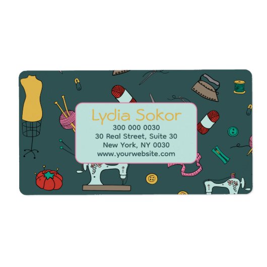 シーメストブティック仕立て出荷ラベル ラベル (正面)