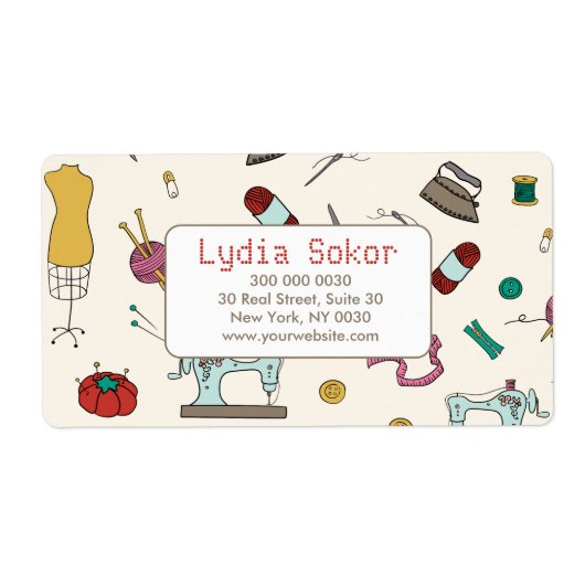 シーメストブティック仕立て出荷ラベル ラベル (正面)