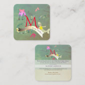 シーメストレベビー衣類事業 スクエア名刺 (正面/裏面)