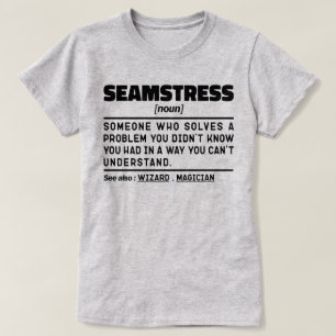 シーメストレンス名詞定義裁縫ユーモア引用文 Tシャツ