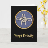 シーメンズノット カード (黄色い花)