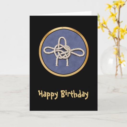 シーメンズノット カード (黄色い花)