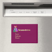 シーメ広告スのプラムをパーソナライズ マグネット (インサイチュ (食洗機))