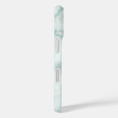 シーモダングリーンマーブルジオメトリックモノグラム Case-Mate iPhoneケース (裏面 / 右)