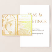 シーモダンズ航海の&グリーティングドルフィン 箔カード (ディスプレー)