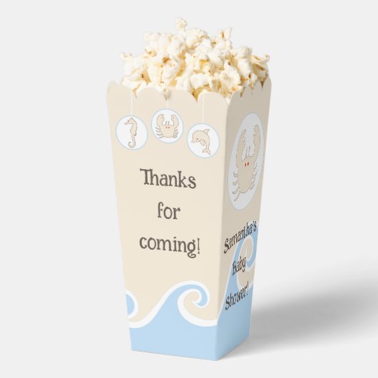 シーモバイル赤ちゃんシャワーお願いボックス フェイバーボックス (はじけた状態)