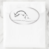 シーモンスターシール 楕円形シール (バッグ)