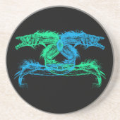 シーモンスターズが自分の背景色を選ぶ コースター (正面)