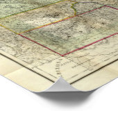 シーヤーのコロラド州の新しい地図 ポスター (角)