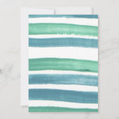 シーユーすぐに海ブルーボートボーイ赤ちゃんシャワー 招待状 (裏面)