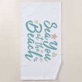 シーユーアットザビーチ ビーチタオル (正面)