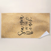 シーユーアットザビーチ ビーチタオル (正面)