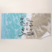 シーユーアットザビーチ ビーチタオル (正面)