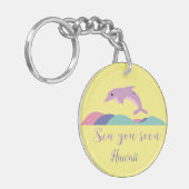 シーユーモーンビーチバケーションサマーモチベーション キーホルダー (正面左)