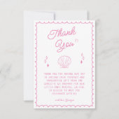 シーユー間もなく赤ちゃんシャワー沿岸サンキューカード サンキューカード (正面)