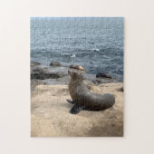 シーライオンがライフ写真を楽しむパズル ジグソーパズル (縦)