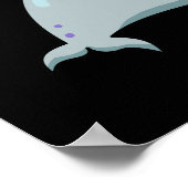 シーライオンシールおもしろいプンダークBGで封印 ポスター (角)