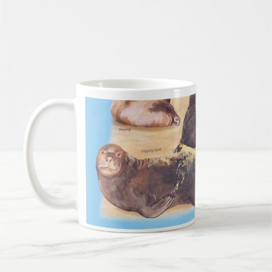 シーライオンズアットワークマグ コーヒーマグカップ (左)