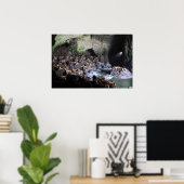 シーライオンズインケーブプリント ポスター (ホームオフィス)