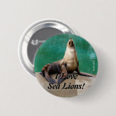 シーライオンボタン 缶バッジ (正面&裏面)