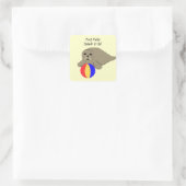 シーライオン(ビーチボール) スクエアシール (バッグ)