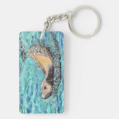 シーライオ絵画ン キーホルダー (裏面)