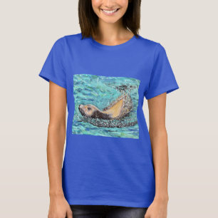 シーライオ絵画ン Tシャツ