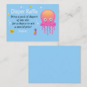 シーライフおむつラッフルチケット プレイスカード (正面/裏面)