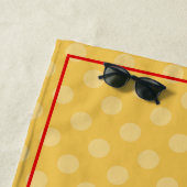 シーライフの美しいレトリバーイエロービーチタオル ビーチタオル (インサイチュ)