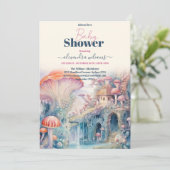 シーライフの赤ちゃんシャワーの下で 招待状 (スタンド正面)