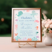 シーライフよくはしゃぐおむつラッフルサイン ポスター