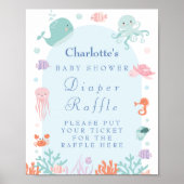 シーライフよくはしゃぐおむつラッフルサイン ポスター (正面)