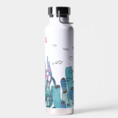 シーライフアンダーザシー名前をカスタムする ウォーターボトル (左面)