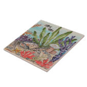 シーライフカニ魚コーラルアニモン海壁画Pc.#8 タイル (側面)