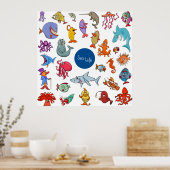 シーライフキャラクター ポスター (キッチン)