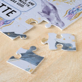 シーライフクジラキリスト教のバイブル聖句の名前ギフト ジグソーパズル (側面)