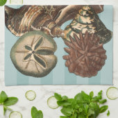 シーライフシルエット キッチンタオル (折り畳み)