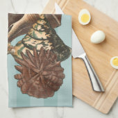 シーライフシルエット キッチンタオル (四つ折り)