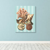 シーライフシルエット キャンバスプリント (インサイチュ (ウッドフロア))