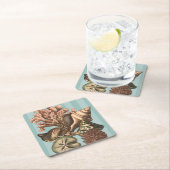 シーライフシルエット スクエアペーパーコースター (インサイチュ)