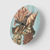 シーライフシルエット ラウンド壁時計 (傾斜)