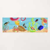 シーライフタコ海賊船魚タートルカニ ヨガマット (正面(横))