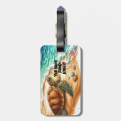 シーライフターコイズ海 ラゲッジタグ (裏面縦)