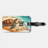 シーライフターコイズ海 ラゲッジタグ (裏面横)