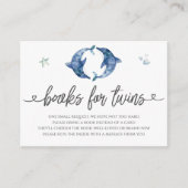 シーライフツインズベビーシャワーブズベビー エンクロージャーカード (正面)