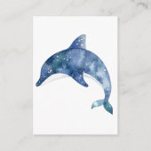 シーライフドルフィンのベビーシャワー エンクロージャーカード (裏面)