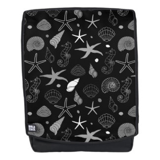 シーライフブラックパターン バックパック