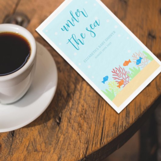 シーライフベイビーシャワーナプキン