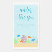 シーライフベイビーシャワーナプキン (正面)